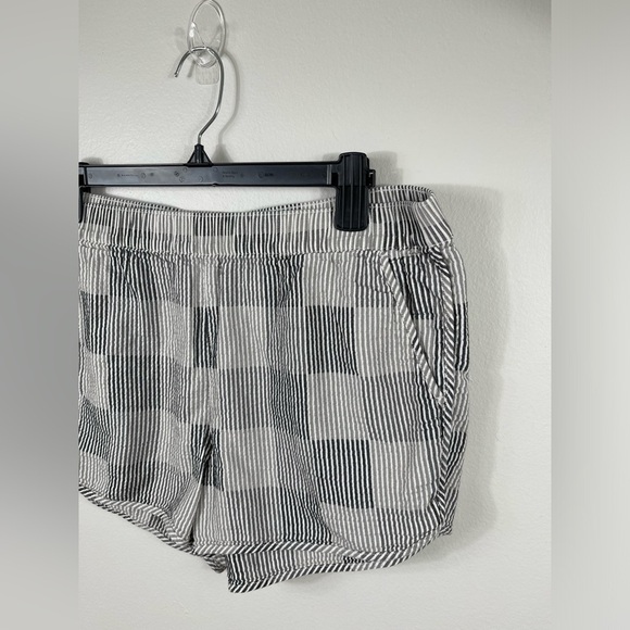 Shorts Pull-On Shorts Women's in Striped Check Cotton Summer Madewell - Picture 5 of 16